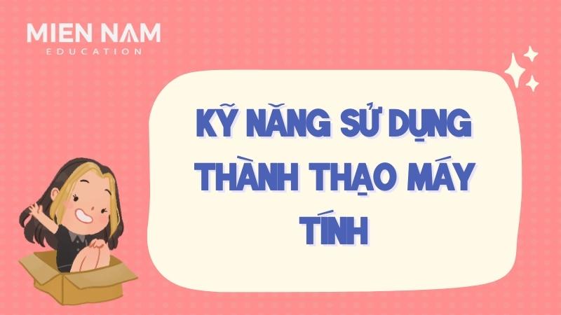 học quản lý mầm non - kỹ năng sử dụng máy tính