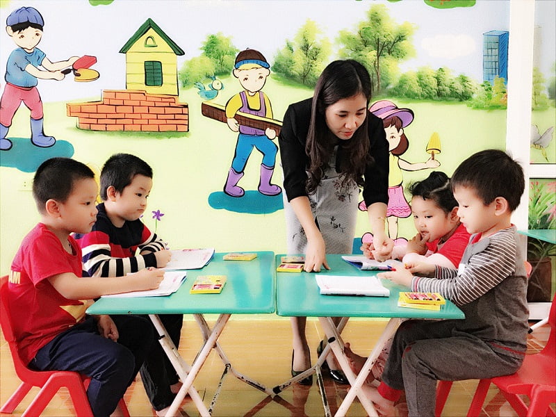 khóa học quản lý mầm non - Xây dựng mối quan hệ với trẻ