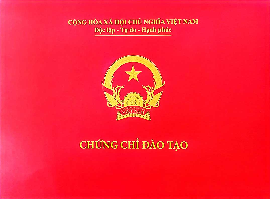 Mẫu Chứng chỉ tốt nghiệp cuối khóa