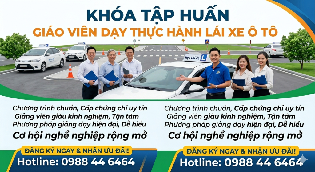 Chương trình tập huấn Giáo viên dạy thực hành lái xe ô tô